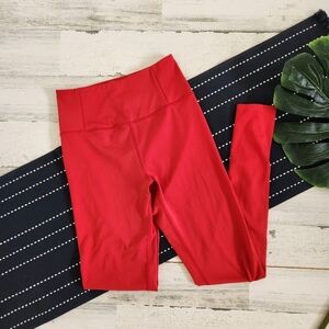 Girlfriend Collective Float Ultralight Leggings High Rise Red Size Small
